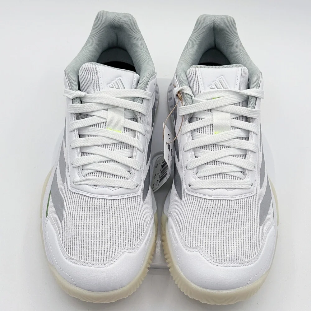 Adidas Padel Shoes Court Quick Size 9 Womens White/Silver Padeltennis JP7229